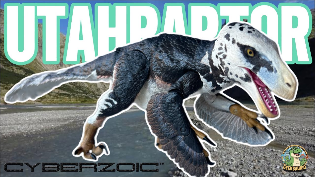 ¡El Depredador Perfecto! 🦖 | Review del Utahraptor de Cyberzoic (Escala 1:18)
