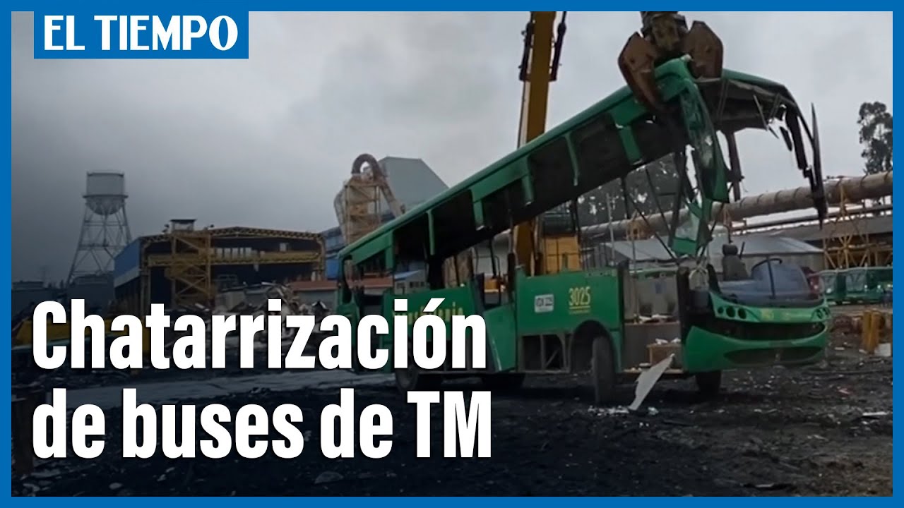Alimentadores que ya cumplieron su vida útil son chatarrizados en materias primas