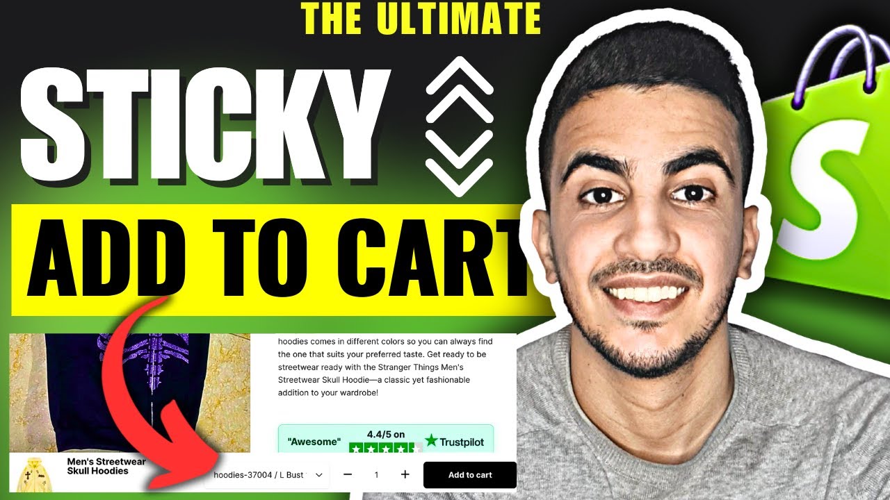 How To Add Sticky Add To Cart On Shopify (Free Code)