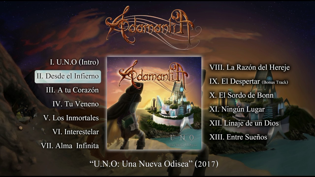 ADAMANTIA - U.N.O: Una Nueva Odisea [DISCO COMPLETO] 2017