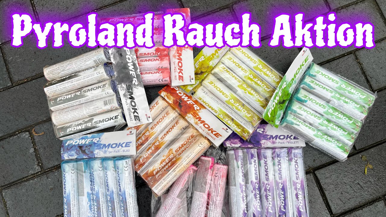 Pyroland Power Smoke🔥- XXL Rauch Test💥|Die Schallerzeuger