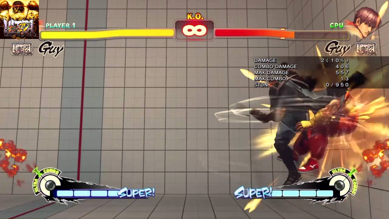 Ultra Street Fighter 4 Guy Combo Video