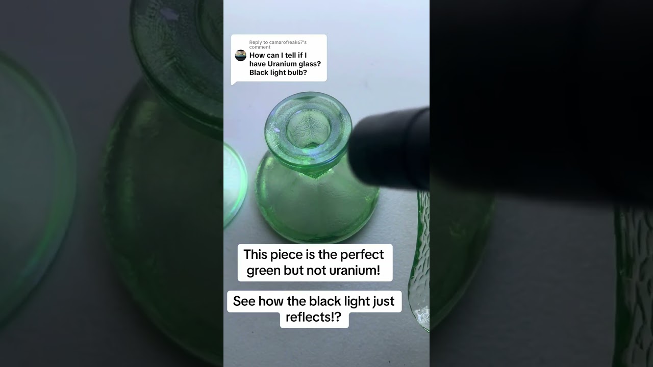 How to tell if it's uranium glass
