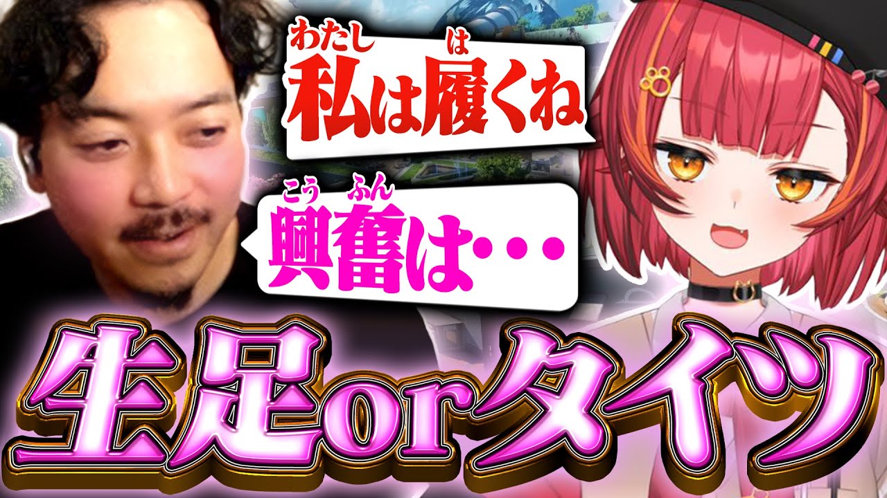 【悲報】猫汰つなに性癖を聞かれたと勘違いし真剣に答えるボドカ【APEX】