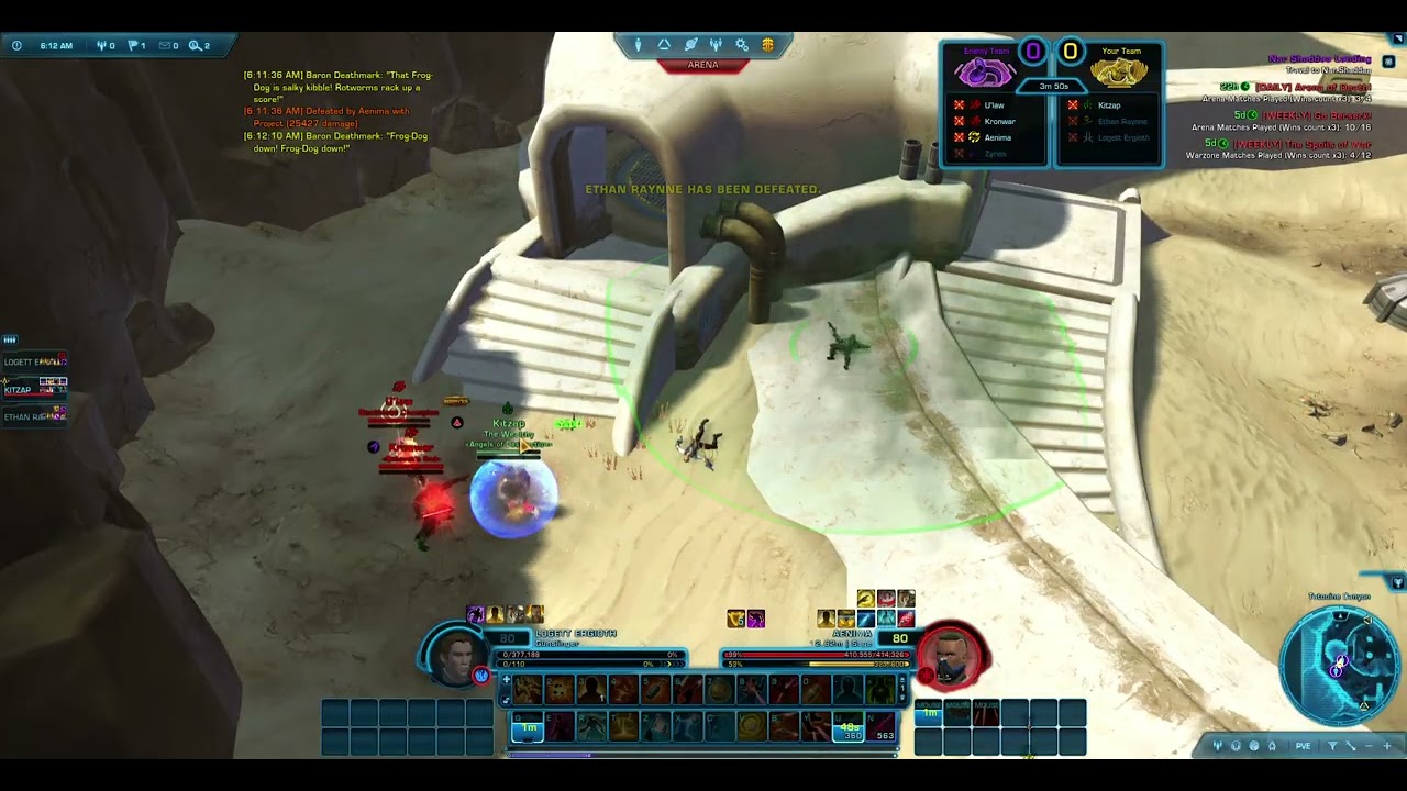 Star Wars™  The Old Republic™ 10/29/25 PVP Arena: Need to rethink my strategies in Arena mode