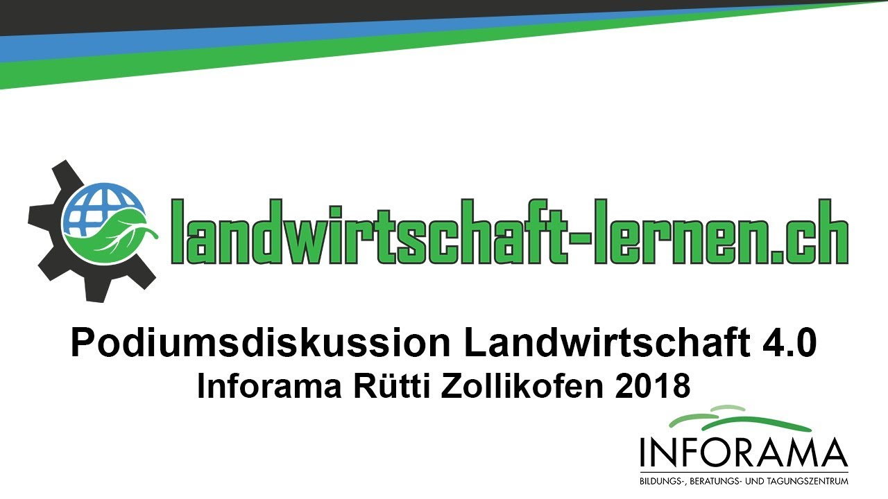 Podiumsdiskussion - Landwirtschaft 4.0 - Chancen und Risiken