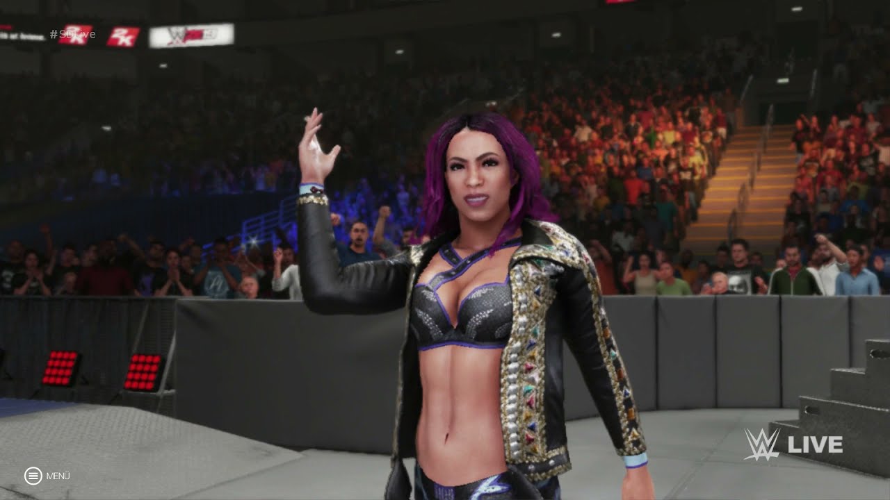 Sasha Banks vs Charlotte Flair / Singles Match / Friday Night SmackDown #1165