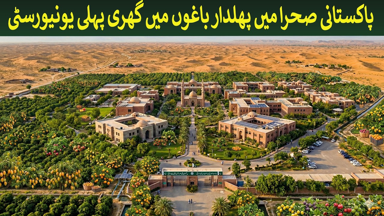 1st Pakistani university surrounded by fruit orchards in the Desert | Rich Pakistan