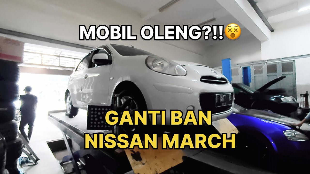 GANTI BAN NISSAN MARCH SEKALIGUS SPOORING || NISSAN MARCH || GT RADIAL