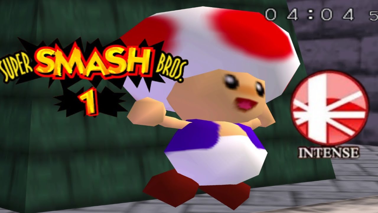 Super Smash Bros. 1 (Project M) Classic Mode with Toad (Intense)