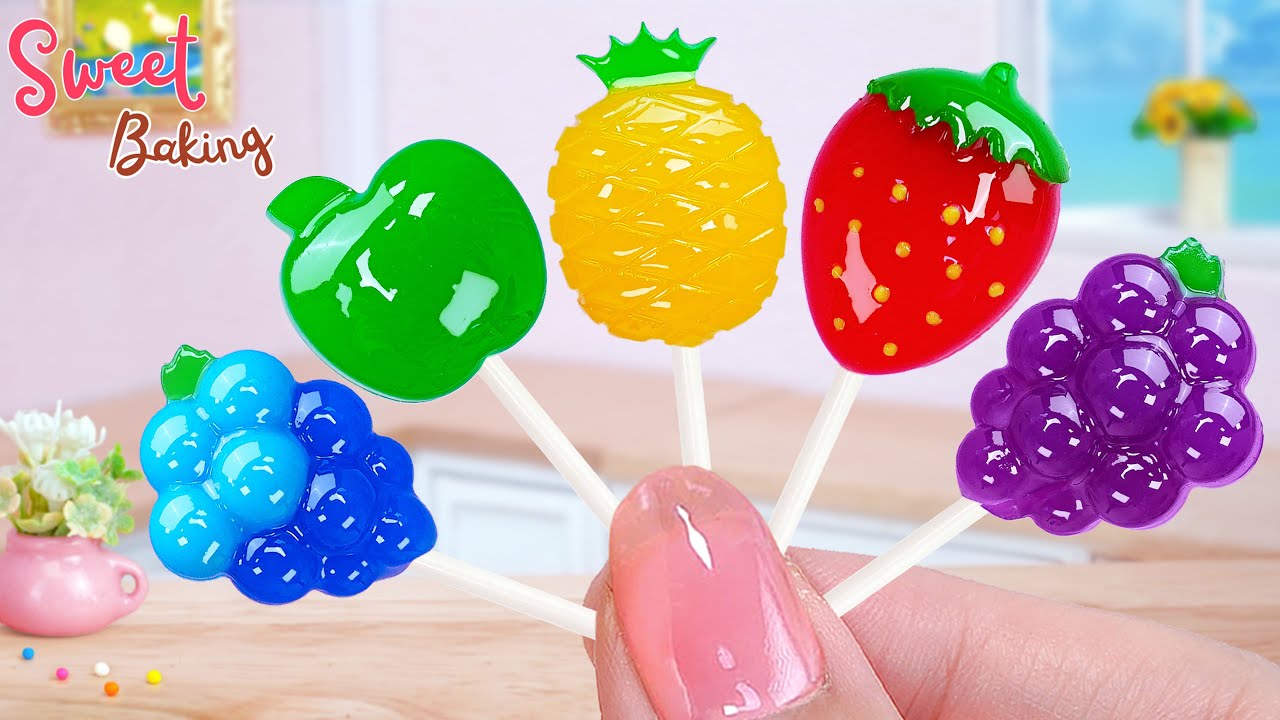 Mini Rainbow Fruit Jelly | Colorful Layered Jelly with Fruit Slices in Clear Mold Cups |Sweet Baking