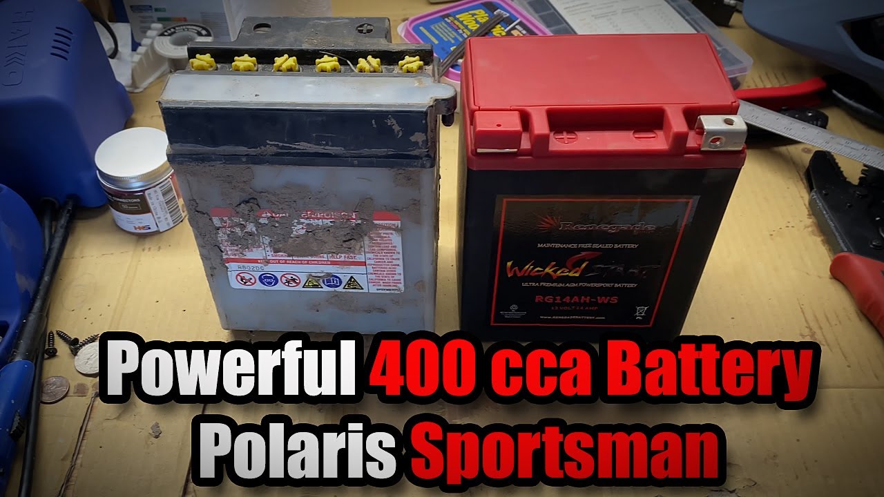 Direct Replacement Super Powerful Battery / Renegade Wicked Start Unbox Install / Polaris Sportsman