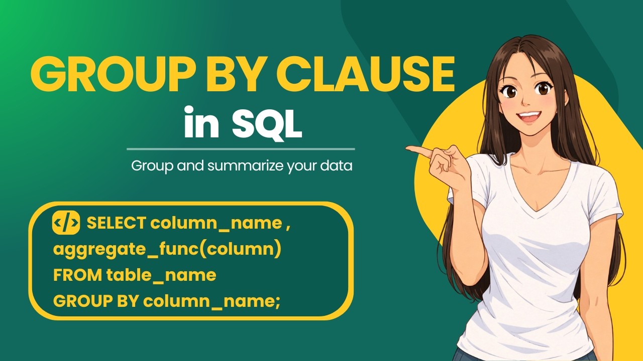 GROUP BY in SQL Explained with Coding🔥 | WHERE vs HAVING | SQL Tutorial for Beginners with Examples