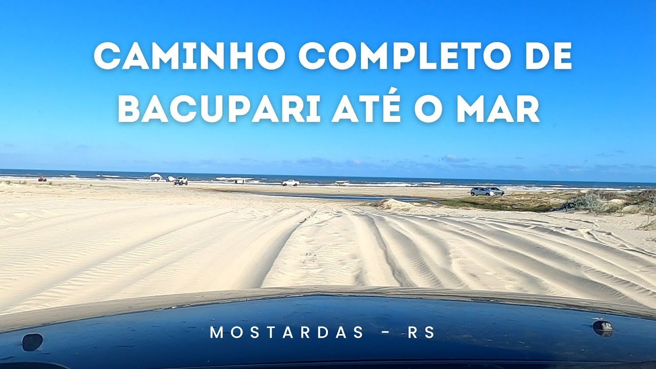 Caminho completo de Bacupari até o Mar | Mostardas - RS | Só estrada!