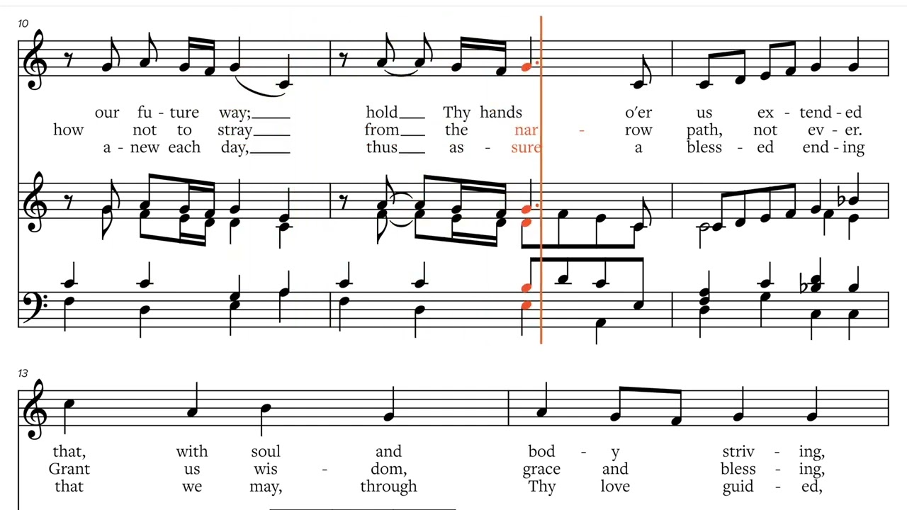 Hymnal 479 Bless us, Lord, this final day