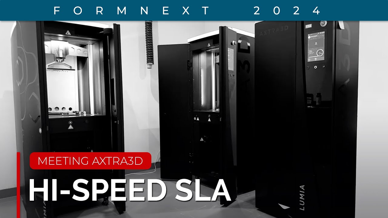 Experience the Lumia X1: Axtra3D's High-Speed SLA at Formnext 2024!