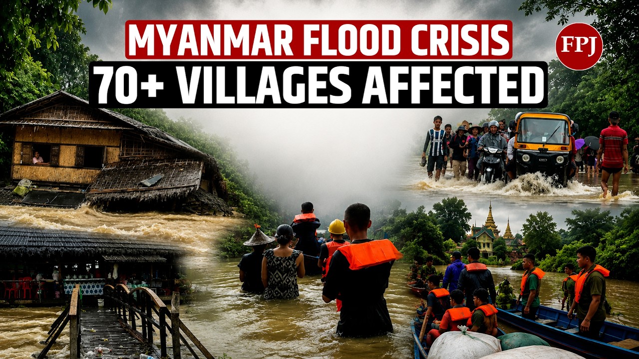Myanmar Floods: Heavy Rains Displace Thousands in Rakhine & Chin States