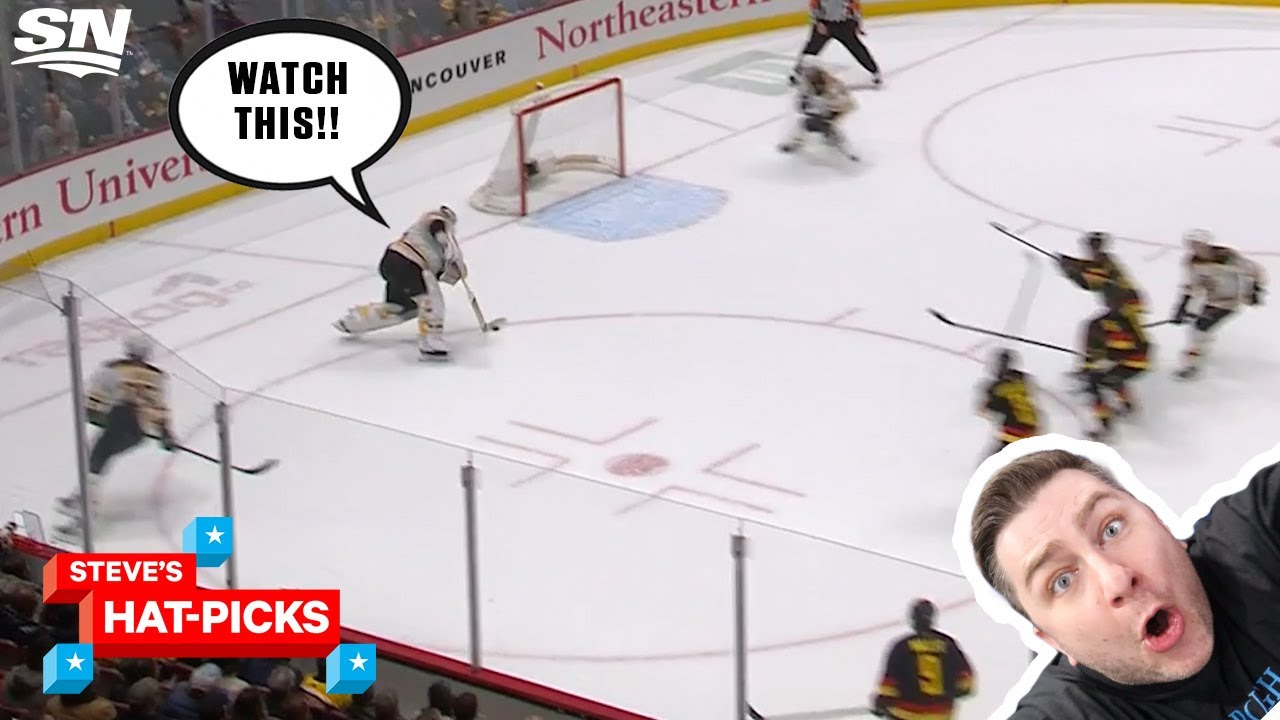 NHL Plays Of The Week: WE HAVE A GOALIE GOAL!!! | Steve's Hat-Picks