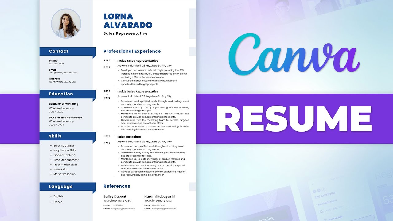 How to Make a Resume in Canva 2026 | Free Easy Resume Builder