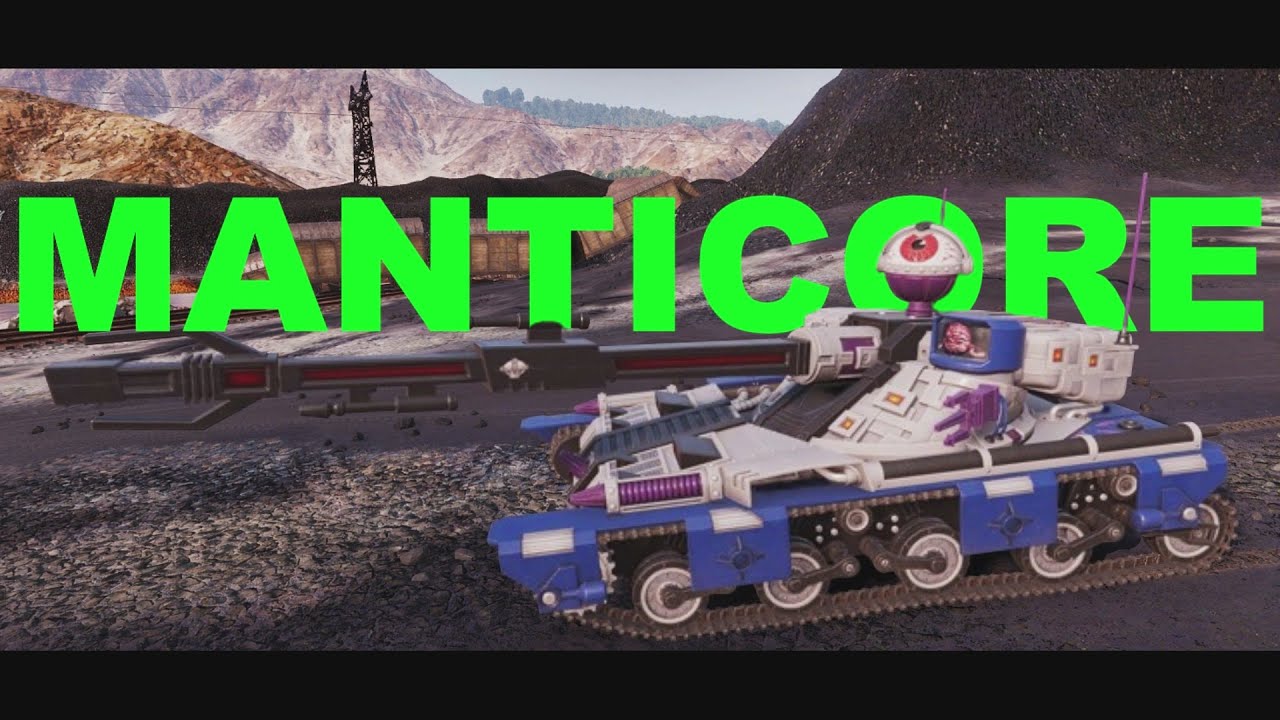 World Of Tanks Manticore  -  I had to ram the arty or lose the game!