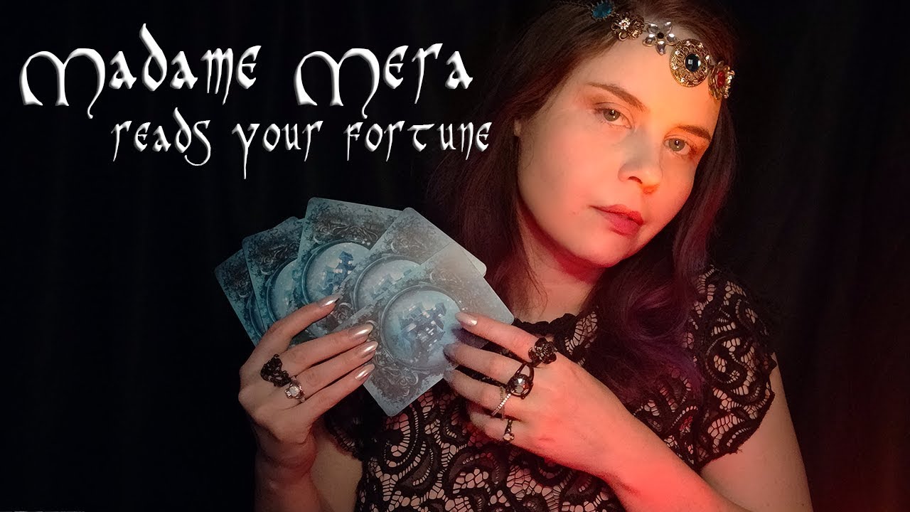 ASMR | 🔮 Madame Mera reads your Fortune /ASMRrp/ (Soft Speech w/ Accent & Candle Ambient Sounds)