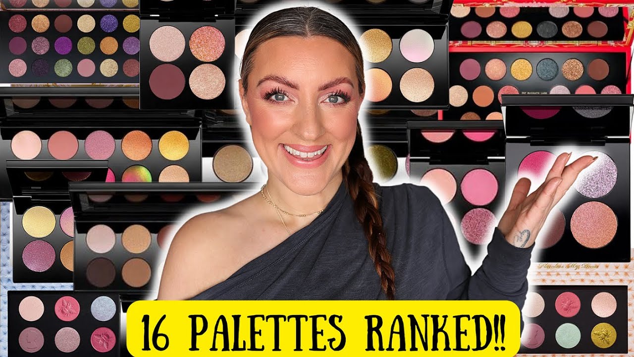 RANKING ALL MY PAT MCGRATH PALETTES!!