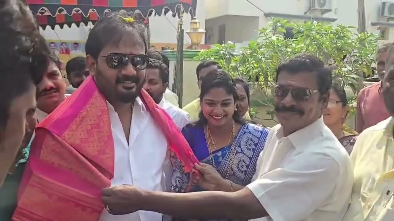 నాయుడుపేట లో తుడా చైర్మన్ డాలర్  కి ఘన స్వాగతం#JDRNEWS