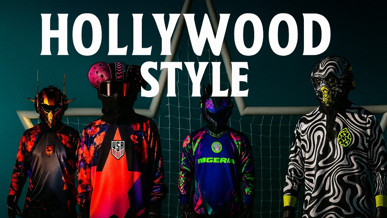 Insane Hollywood‑Inspired Goalkeeper Shirts (England / USA / Brazil)