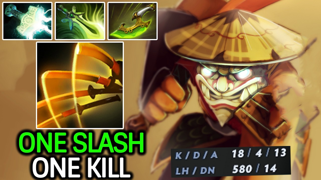 JUGGERNAUT Slash Machine &ndash; Max Attack Speed Build Dota 2