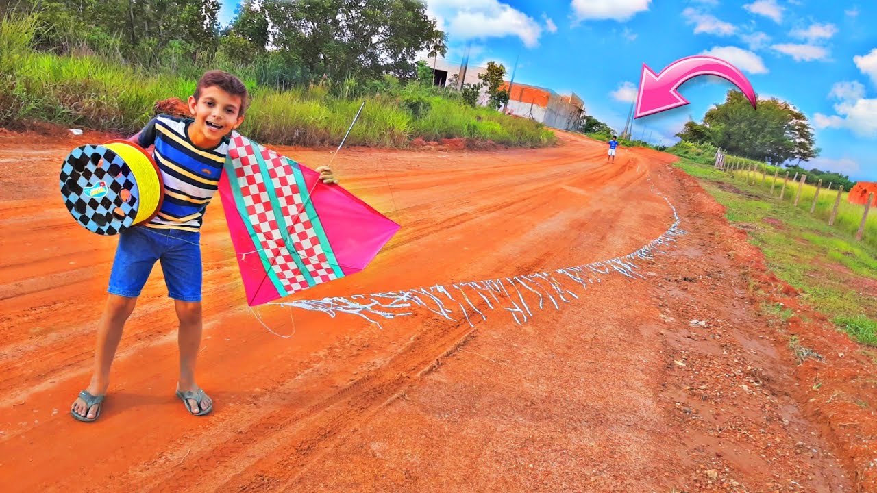 SOLTEI PIPA GIGANTE COM 30 METROS DE RABIOLA ! INCRÍVEL