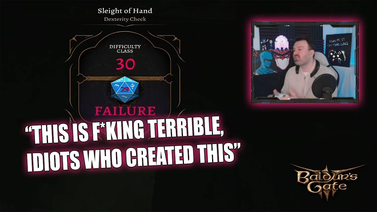 DSP Explodes Against Baldur's Gate 3 After His IQ Got Tested by a Puzzle & Failed Miserably