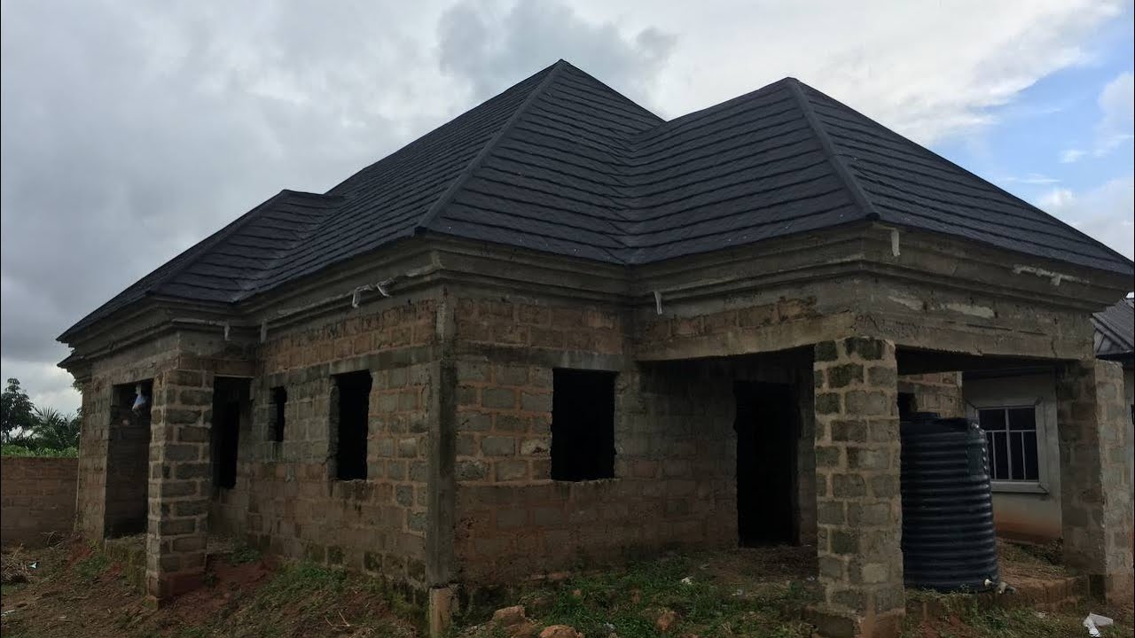 Price Of Stone Coated Roofing Sheets Shingles Black With Installation, Accessories In Benin City.