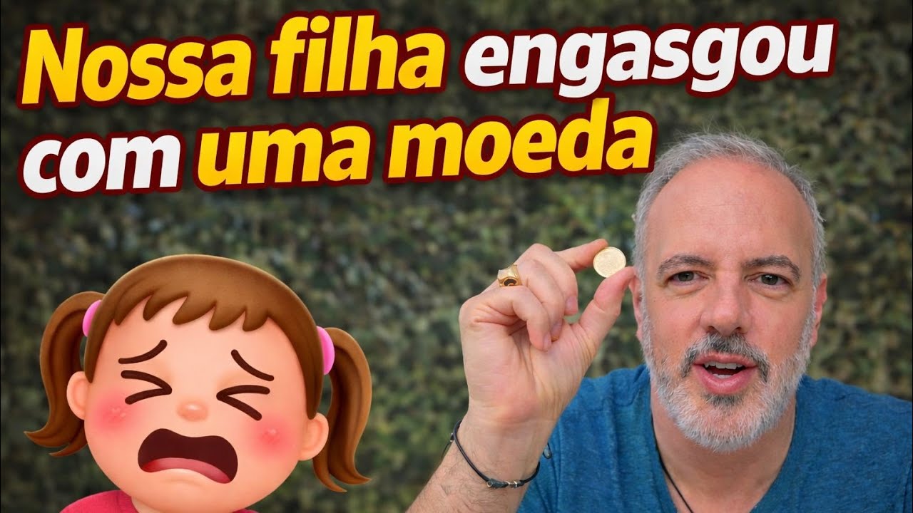 NOSSA FILHA ENGASGOU COM UMA MOEDA