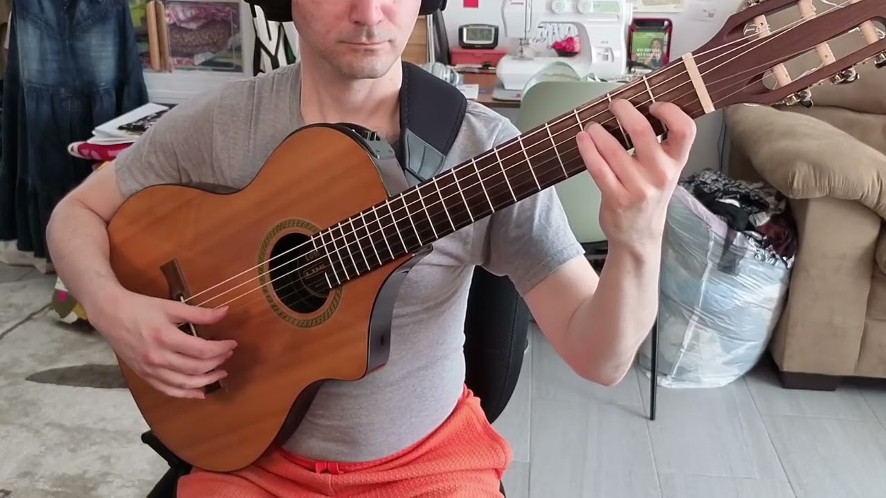 Line 6 Variax Acoustic 300 Nylon --- FLAMENCO Sound Test