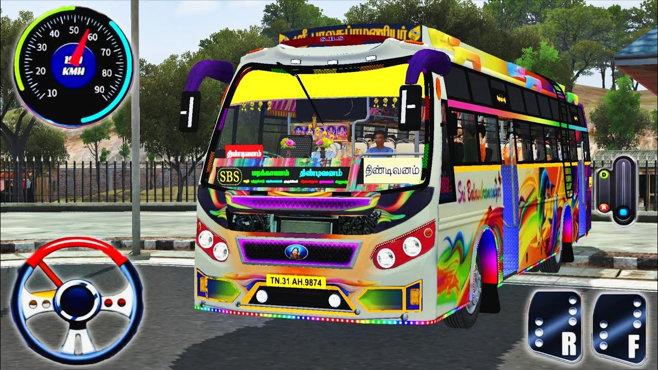 💥Bus simulator Indonesia Bus Driving On Highway | Full Speed Bus Driving |  Full Passenger Load Game