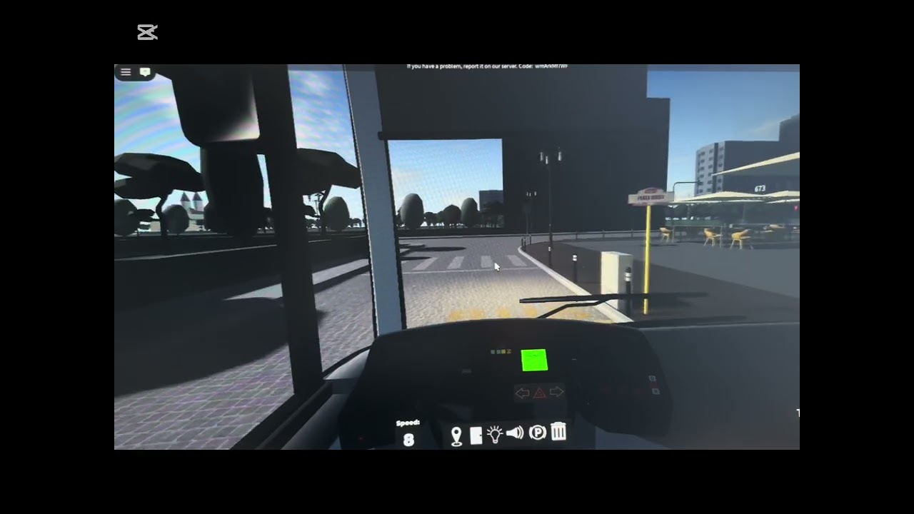 Cab view linia 673 (linia navetă troleibuz 73)