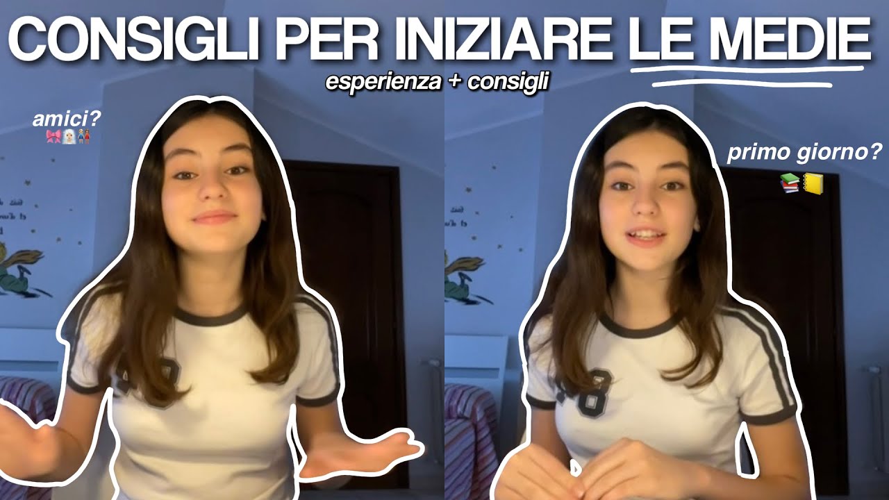 CONSIGLI PER INIZIARE LE MEDIE!📚🫶🏼 (primo giorno, la mia esperienza, esami ￼& more)