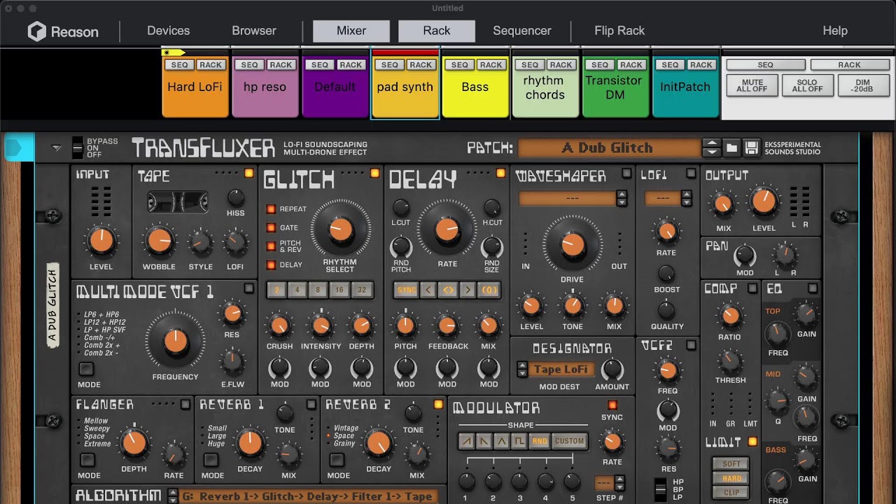 Reason 13 /// Tech/Electronica/GoaTrance Impro-Jam