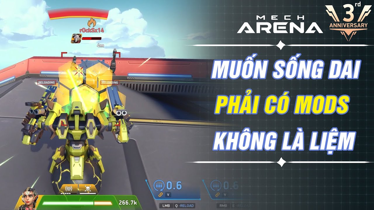 Cosplay Viewer: Mods cứu tôi và khiến đối thủ ngậm hành như nào😀 Mech Arena - ID: 21214810