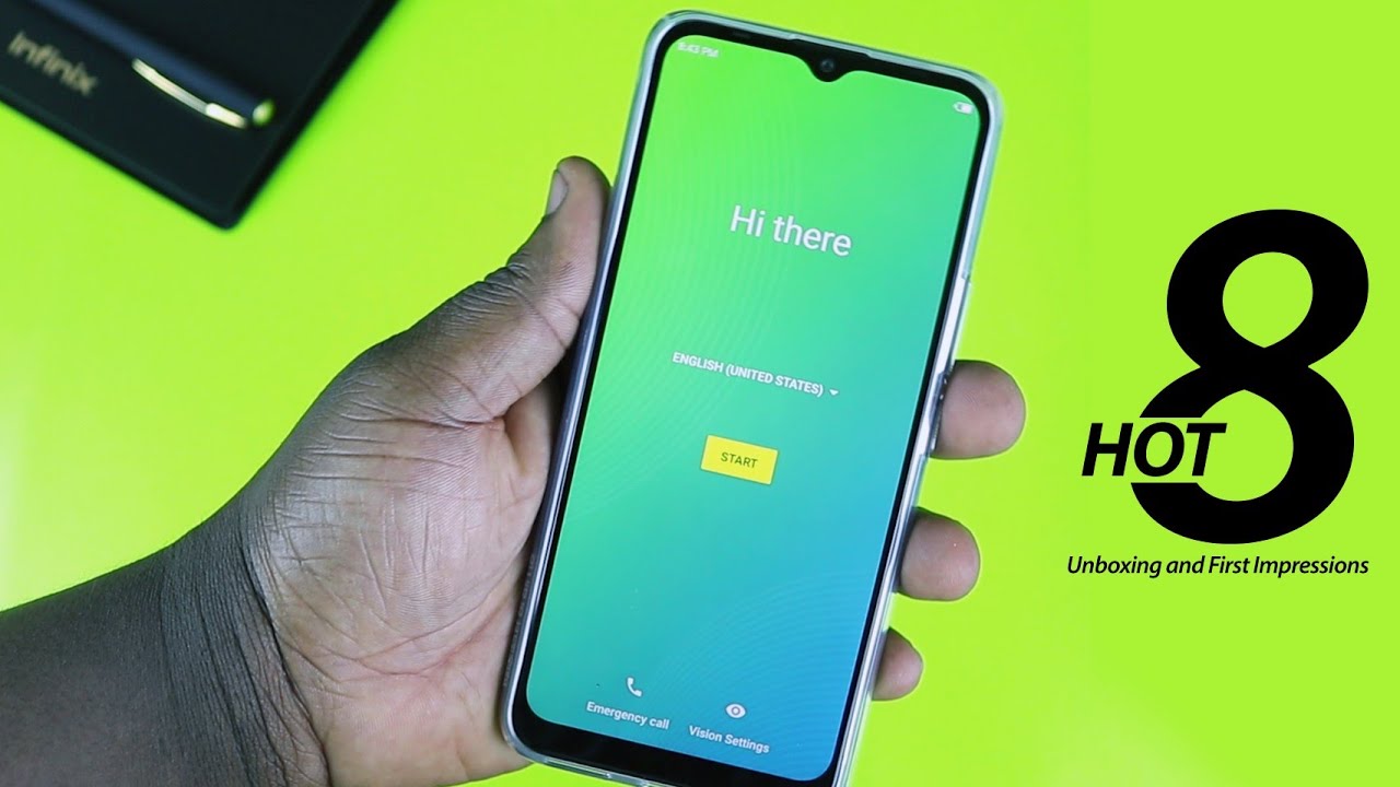 Infinix Hot 8 Unboxing and First Impressions