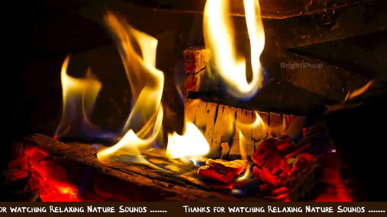 Cozy Fireplace Sounds for Deep Relaxation and Sleep | Crackling Fire ASMR #fireplace #therapy
