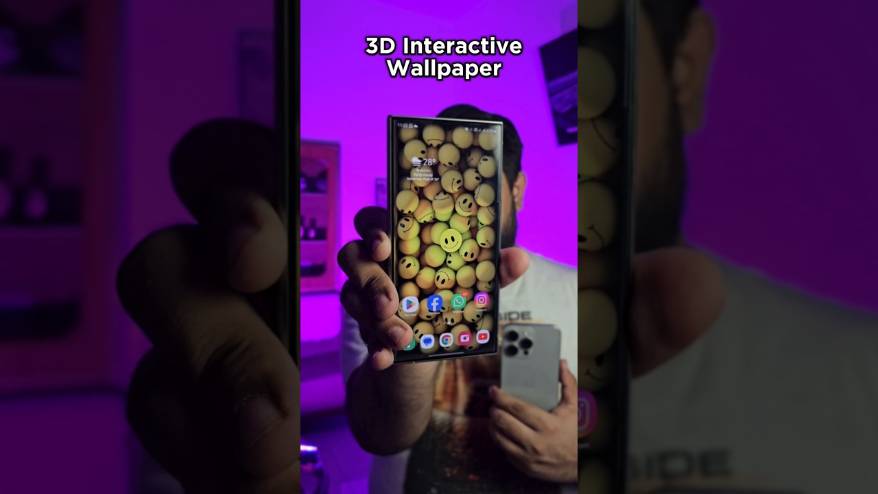 3D интерактивные обои S24 Ultra.
