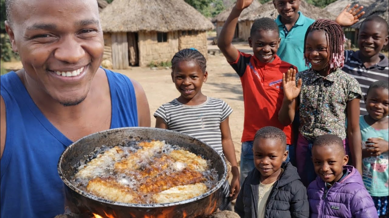 CAFÉ DA MANHA COM AS CRIANÇAS em ÁFRICA MOÇAMBIQUE 