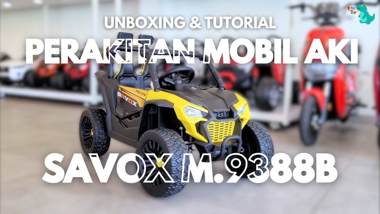 UNBOXING DAN RAKIT MOBIL AKI SAVOX M 9388-B PMB BY DINO TOYS UNGARAN #SAVOX #M9388B #M9388-B #pmb