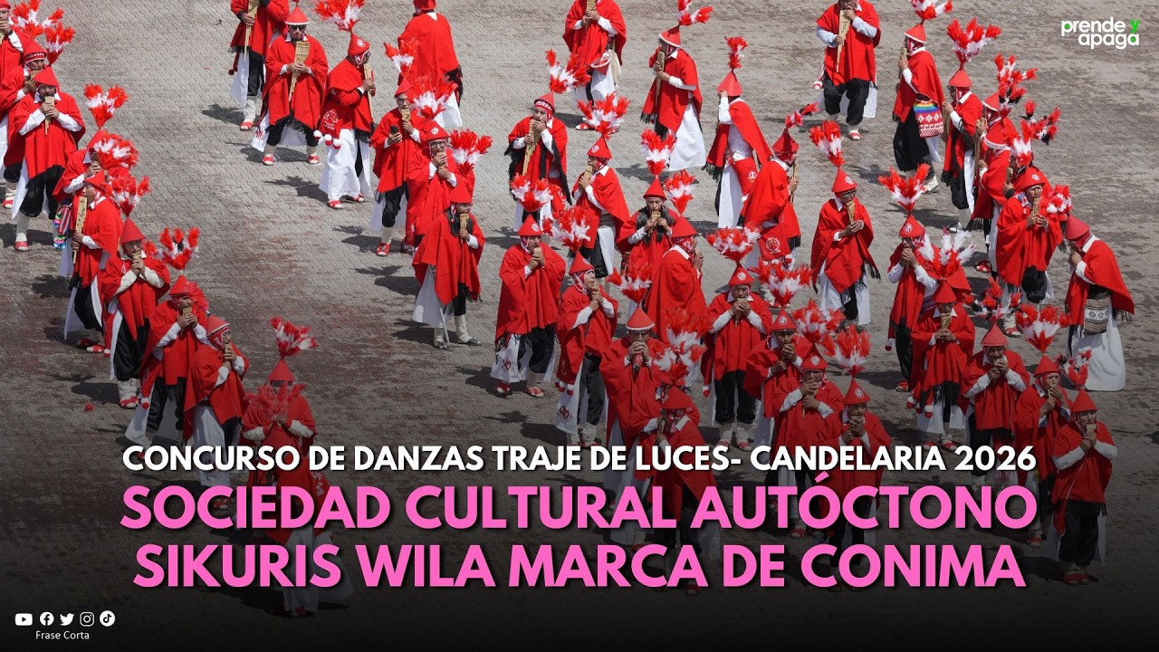 #Puno: Agrupación Sociedad Cultural Autóctono Sikuris Wila Marca de Conima - Candelaria 2026