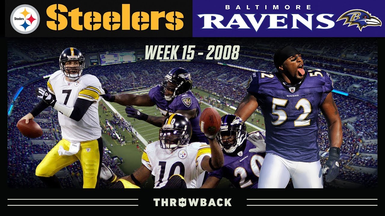Epic Rivalry with EVERYTHING on the Line! (Steelers vs. Ravens 2008, Week 15)