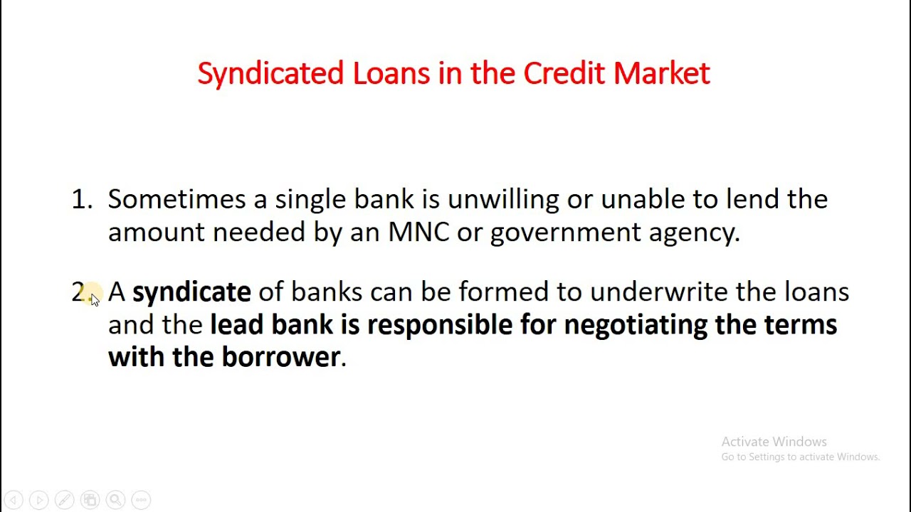 International Credit Market
