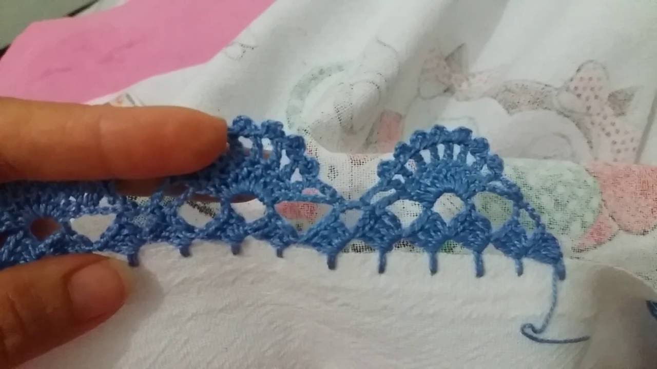 Bico de crochê carreira única #82😊