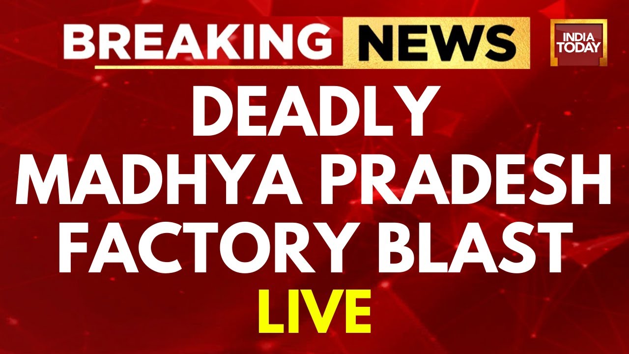 Madhya Pradesh Factory Fire News Live | Harda Firecracker Factory Fire Live | India Today News Live