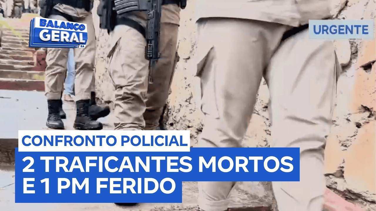 Dois traficantes morrem e um PM fica ferido durante intenso tiroteio
